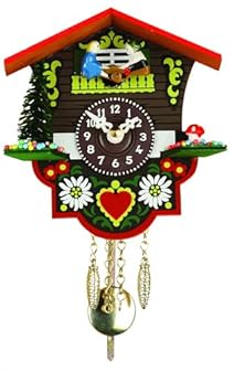 Black Forest Swinging Girl Chalet Wall Clocks photo Black Forest Swinging Girl Chalet Wall Clocks