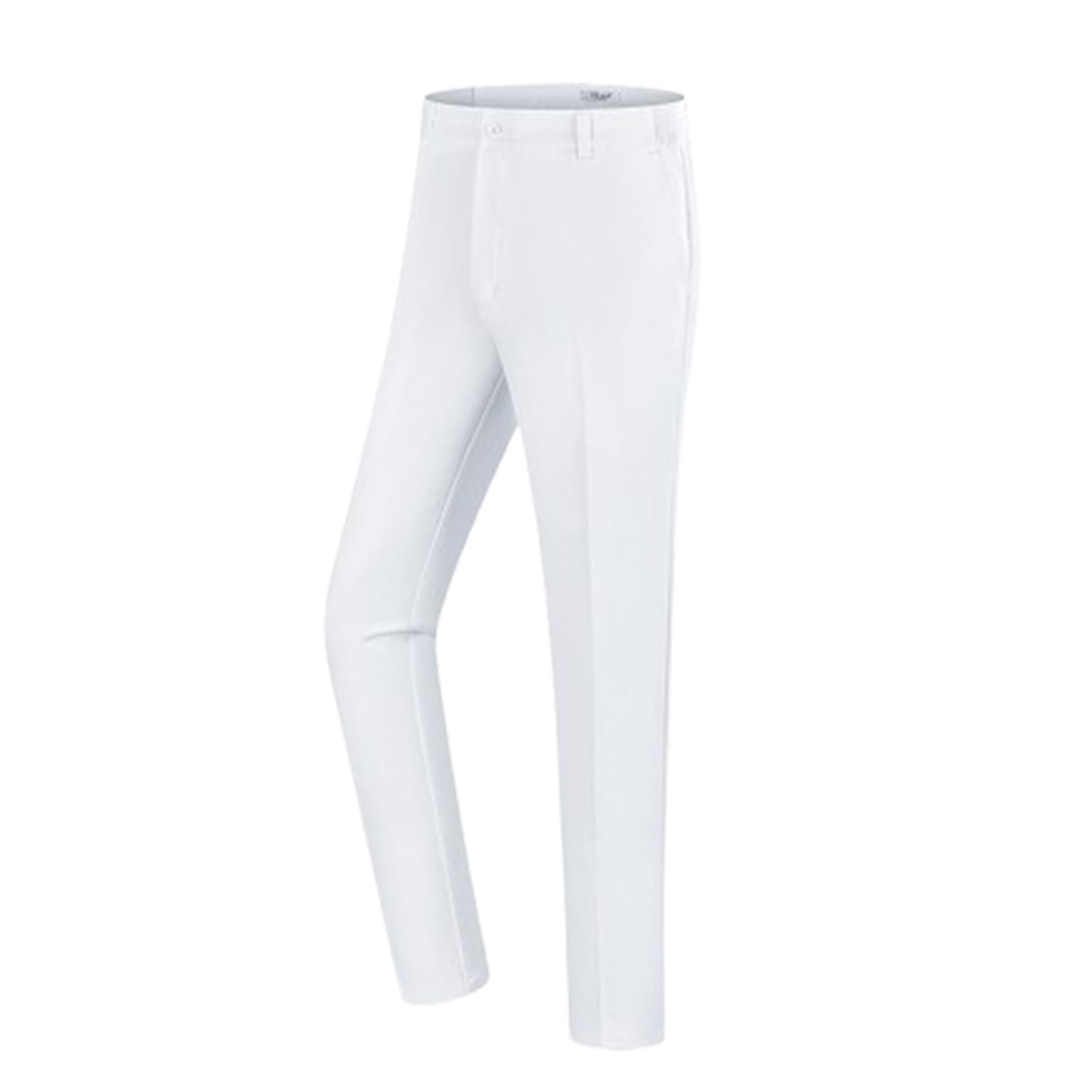 FGRID Pantalones de Golf para Hombre, Informales elásticos Transpirables para Trabajo de Verano con Cintura elástica Fina y Corte Recto para Viaje.