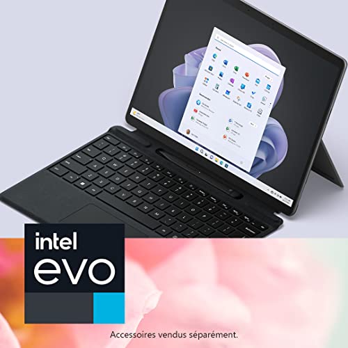 Microsoft Surface Pro 9 Wifi Ordinateur Portable Windows 11 écran tactile 13'' 8 Go RAM SSD Intel EVO Core i5 - vue 3