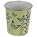 Produktbild JVL 25 x 26.5 cm Plastic Butterfly Home Novelty Waste Paper Bins, Cream by JVL