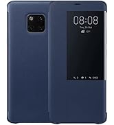 Huawei Mate 20 Pro Hülle, Luxus PU Leder Handyhülle, Smart View Flip Cover Schutzhülle [Energiesp...