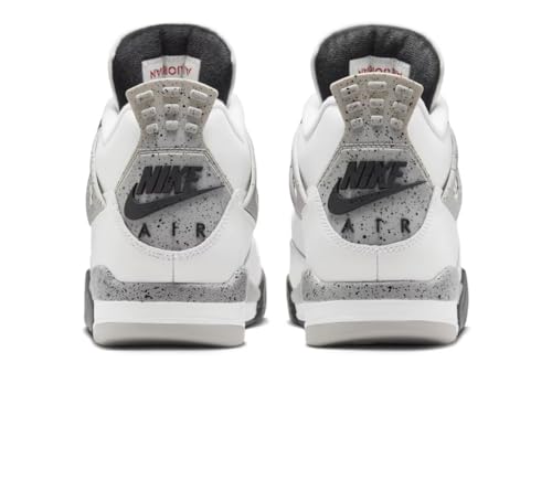 Image of Nike Air Jordan 4 Retro Leather Unisex Shoes