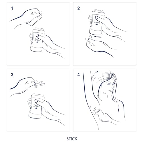 Dove 35588 Deodorant 2.6 Ounce Anti-Perspirant Sensitive Stick, 3 Pack, Unscented thumb #8