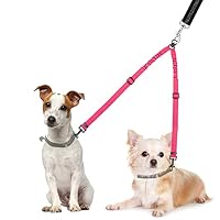 Nasjas Double Laisse de Chien Pas d'enchevêtrement 360 ° Rotatif Nasjas Double Laisse de Chien Pas d'enchevêtrement 360 ° Rotatif