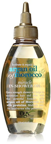 OGX Hydrate & Repair + Argan Oil of Morocco Miracle In-Shower Oil, 4 Ounce