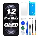 OLED migliore dello schermo LCD: lo schermo originale dell'iPhone 12 Pro Max è OLED. Il nostro schermo OLED offre una perfetta compatibilità, alta saturazione del colore, luminosità e risoluzione. Con 3D touch, tempo di risposta veloce ed efficienza energetica. Resistente ad acqua, olio e impronte digitali per un display impeccabile. Resistente a cadute e graffi, riduce il rischio di rottura. Per un'esperienza di utilizzo superiore.