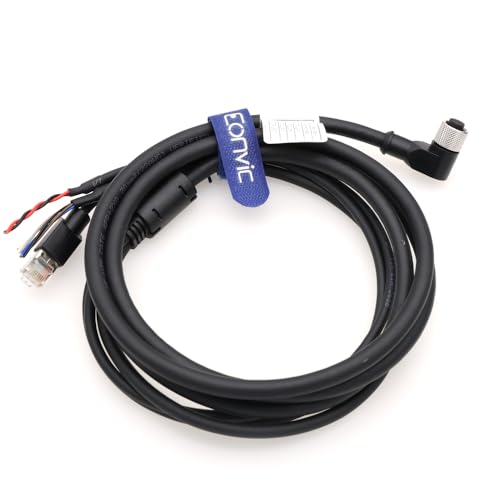 Prise M12 12 broches coudée pour éviter la torsion sur LiDAR Livox Mid-360 et Mid-70 câble 3 voies