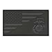 Produktbild LEGEEON US Marines All Black USMC USA American Flag Semper Fidelis ACU Dark Subdued Morale PVC Rubber Hook-and-Loop