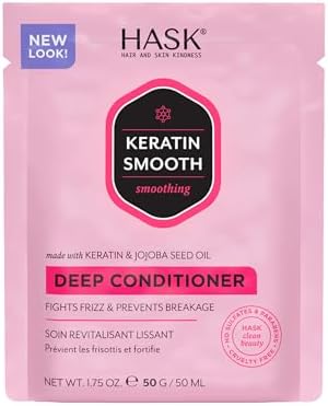 Hask Keratin Protein Smoothing Deep Conditioning Treatment Packet, 1.75 Ounce