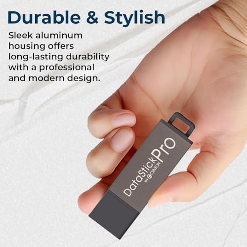 Image of Centon DataStick Pro USB 2.0 Flash Drive 4GB x 3, Grey (S1-U2P1-4G-3)