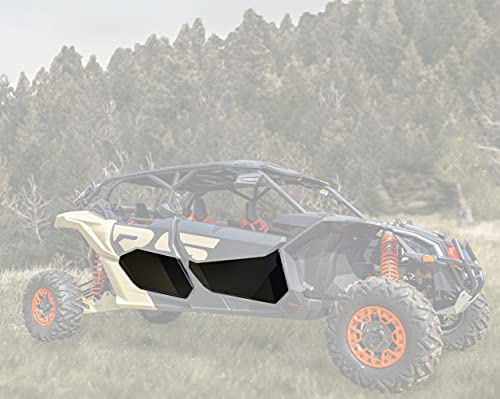 Aluminum Lower Door Panels For X3 Max, Sautvs Aluminum Lower Half Door Inserts For Can-Am Maverick X3 Max Xrs Xds 2017-2023 Accessories(4 Doors, Front & Rear) #TOP1
