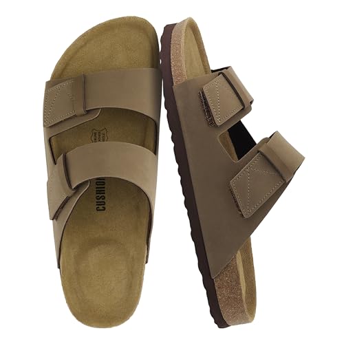 Sandales liège homme CUSHIONAIRE Lynx avec semelle amortissante