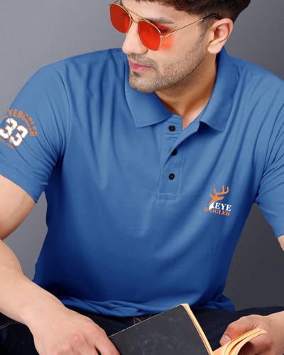 Image of Noble Monk Men's Cotton Blend Regular Fit Polo T-Shirt