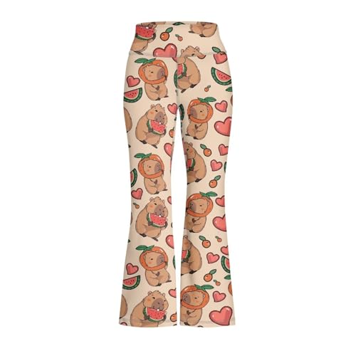 Dolyues Girls Flared Leggings with Wide Legs for Girl 5-14 Years Old Cute Soft Yoga Pants Trendy Girls Flared Leggings2