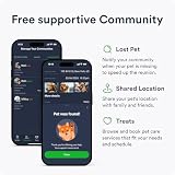 PETLOC8 Hunde GPS Tracker mit Smart Alerts & Geo-Fence - Echtzeit-Standort-Halsbandgerät mit App, eingebetteter SIM, wasserdicht & leicht, bis zu 14 Tage Akku (Android & iOS)