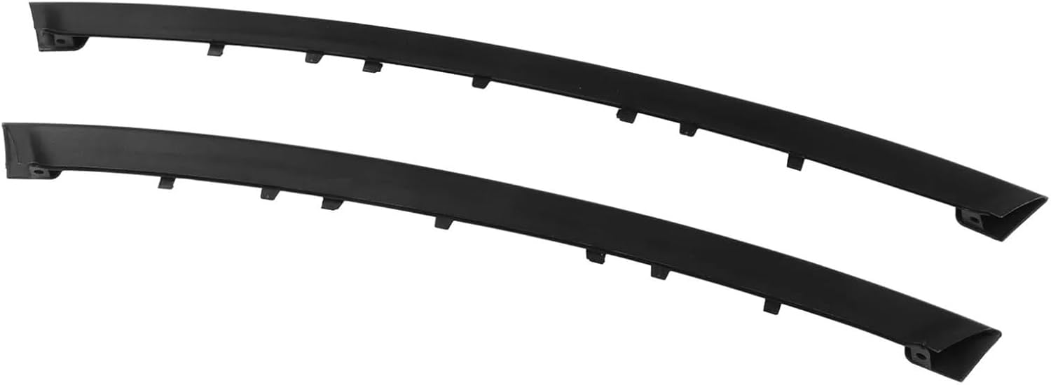 2pcs Front Bumper Center Grille Molding Trim