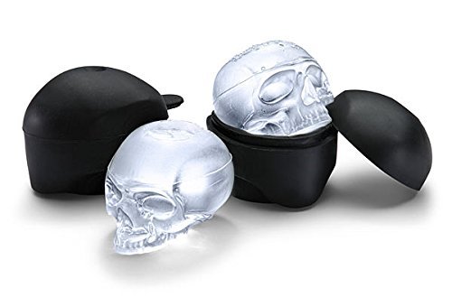 Think Geek! Makes 2 Ice Skull Molds