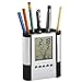 Stiftehalter mit LCD-Wecker Stifteköcher Thermometer Datum Kalender Stiftebecher