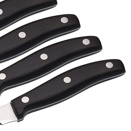 MasterClass Deluxe Steak Knives (Set of 6), Black, Random Color - Image 4