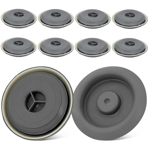 10 Piezas Tapones de Goma de 40 mm, Tapones de Goma Impermeables,Tapones de Goma Grises para Agujeros en el Suelo del Chasis del Coche, para Compatibles con Modelos Seat y Skoda, Fácil Instalar