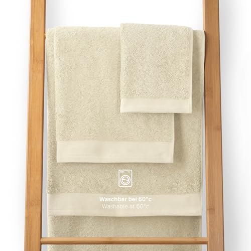 Blumtal Premium Frottier Gästehandtücher Set 10 teilig 100% Baumwolle - Oeko-TEX zertifiziertes Gästehandtuch 10x (30x50 cm) - Ultra… – Ansicht 4