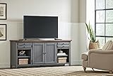 Martin Furniture, Smoky Blue 72' TV Console, Entertainment Stand, Wood Accent Cabinet, Fully...