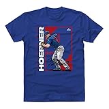 500 LEVEL Nico Hoerner Shirt (Cotton, Large, Royal Blue) - Nico Hoerner Stretch WHT