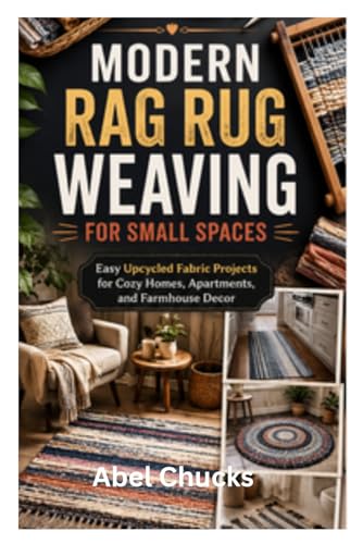 MODERN RAG RUG WEAVING FOR SMALL SPACES: Easy Upcycled Fabric Projects for Cozy Homes, Apartments, and Farmhouse Decor