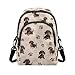 Xumfabuy Cute Dog Cross Body Purse with Adjustable Strap, Paw Print Phone Purse Large Capacity for Phone Cards Lipstick Note, Dachshund Crossbody Bags Special Gifts for Friends Kids Girls