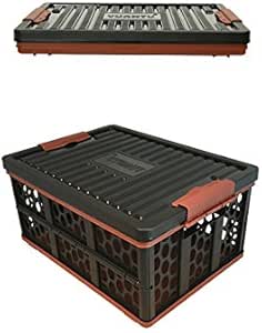 Trunk Organizer With Lid, 28L Collapsible Cargo Organizer With Aluminum - View #11