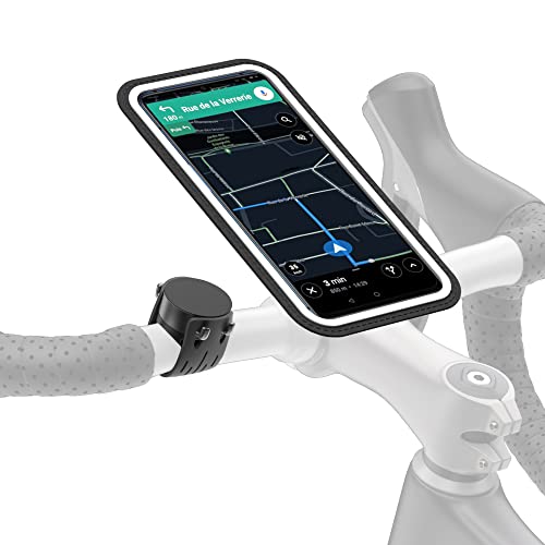 Shapeheart - Magnetic Bike Phone Holder , Anti Vibration , Waterproof phone holder for bike , 360° orientation