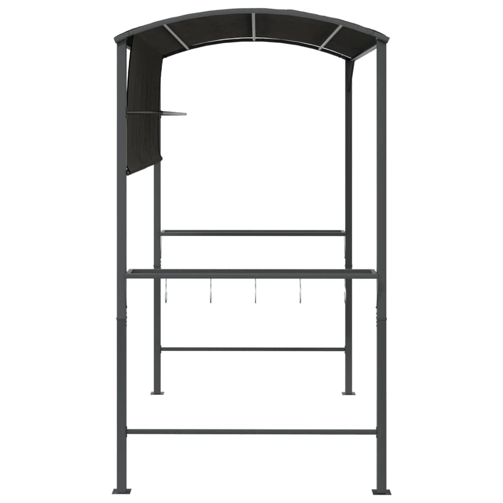 vidaXL Pavillon mit Dach 220x110x200 cm Anthrazit