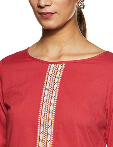 Image of Amazon Brand - Myx Women's Cotton A-Line Kurta