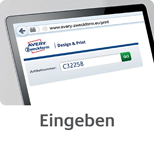 Cartes postales Avery Zweckform C32252-25 prédécoupées 170g - 4