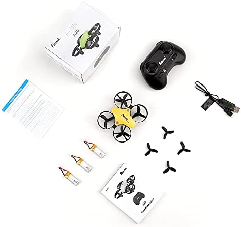 Potensic A20 Mini Drone for Kids, with 3 Batteries, Remote Control Quadcopter with, Auto Hovering, Headless Mode, Easy to Fly, Toys for kids, Yellow