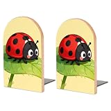 KEIGPERI Red Ladybug Book Ends