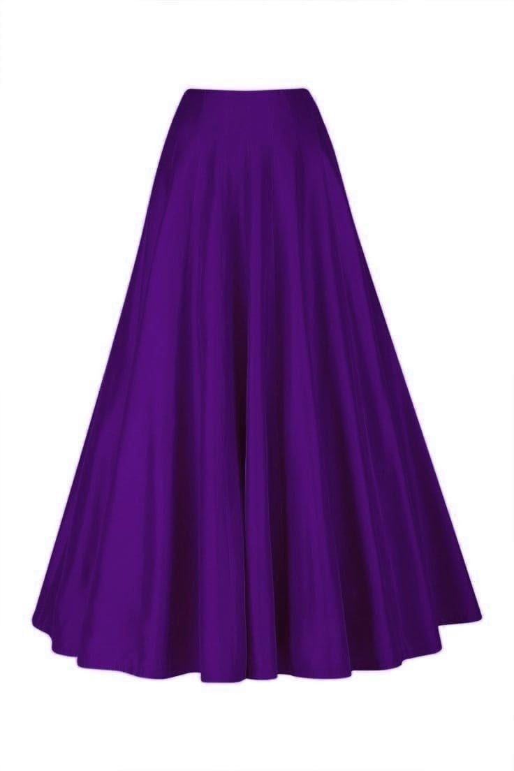 mrugneni Silk Kali Pattern Skirt,-picture-29