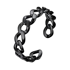 Cuban Chain Cuff-Black