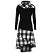 Produktbild NPRADLA Damen leger nicht zutreffend turtleneck langarm kleid schwarz m