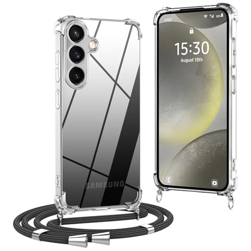 OLEPHY Funda con Cuerda para Samsung Galaxy S24 5G 6,2