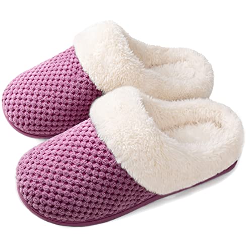 Image of ULTRAIDEAS Women's Breathable House Slippers with Memory Foam, Lightweight Cotton Blend Lining, Indoor Outdoor Slip On Design, Non Slip Rubber Sole for Bedroom, Machine Washable
