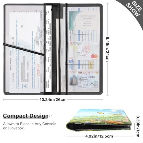 Organizador De Documentos De Cuero miniatura 3