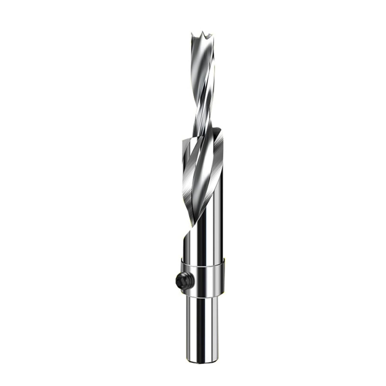 Mèche étagée Pour Bois NUSHKI 8x15x100mm – Perce-filet Pour Vis, Avec Double Trou D’évacuation