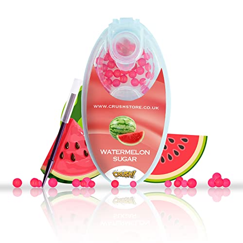 Menthol Filters Crushballs Pack - 100+ Mint Menthol Aroma Capsules - Flavoured Beads for Use with Filters - Many Flavours Available - CrushStore (Watermelon Sugar)