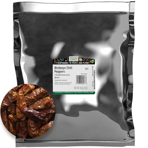 Frontier Co-op Whole Birdseye Chili Peppers 1lb image 4