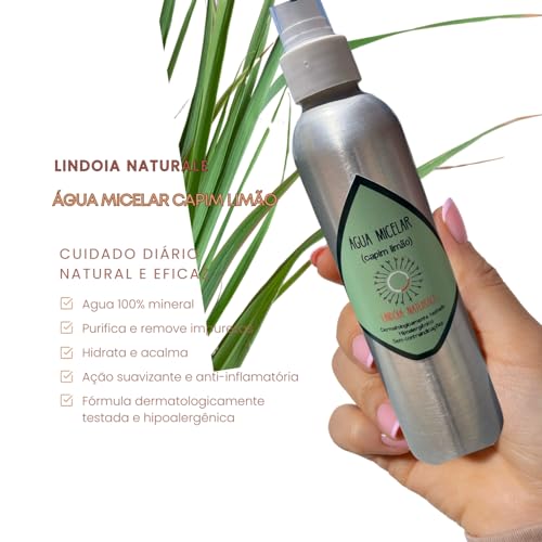 ÁGUA MICELAR CAPIM LIMÃO LINDÓIA NATURALE®