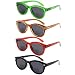 Eyekepper 4-Pack Bifocal Sunglasses Women Cat-eye Style Bifocal Sunnies Readers +2.00