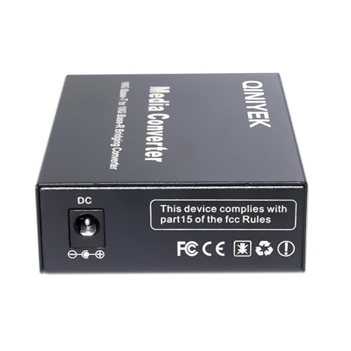 Image of 10G Multi-Gigabit SFP Media Converter, 2 Port Media Converter,1x 100M /1G /2.5G /5G /10GBase-T RJ45 to 1x 10GBase-X SFP+ Slot NDAA & TAA Compliant, Power Adapter and Manual Included