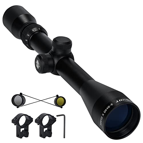 Epic Shot X Class 3-9X40Mm Mil-Dot Rifle Scope - 1 Inch Tube Waterproof Fog-Proof With Rings #Esx3940 #TOP1