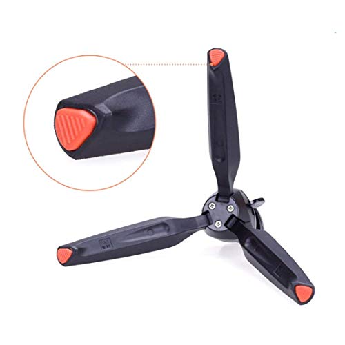 Image of Mshine 360 Degree Mini Tripod Stand for Mobile Phones, DSLR and Action Cameras, Portable Adjusatable Phone Mount Holder for Vlogging, YouTube Videos (Pack of 1) Black